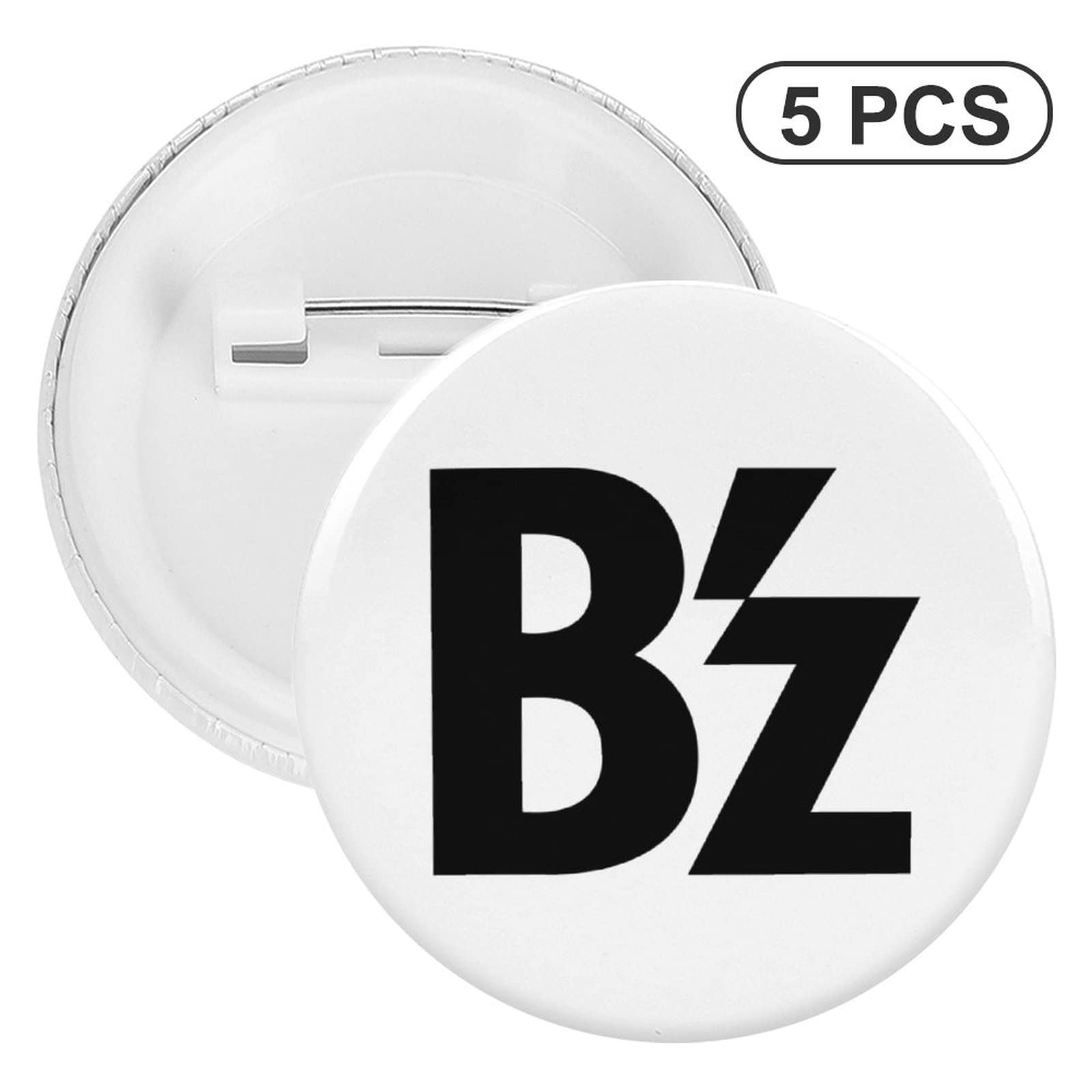 Amazon.co.jp: B'Z ロゴ 胸飾り バッジ ブローチピン ピンバッジ 服